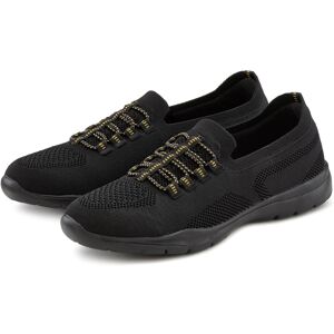 Sneaker LASCANA "Slipper, Halbschuh, Slip-On-Sneaker", Damen, Gr. 37, schwarz, Obermaterial: 100% Textilmaterial. Decksohle: 100% Textilmaterial. Futter: 100% Textilmaterial. Laufsohle: 100% Synthetik, unifarben, Basic, Schuhe Sneaker, aus leichtem Textil Sneaker LASCANA "Slipper, Halbschuh, Slip-On-Sneaker", Damen, Gr. 37, schwarz, Obermaterial: 100% Textilmaterial. Decksohle: 100% Textilmaterial. Futter: 100% Textilmaterial. Laufsohle: 100% Synthetik, unifarben, Basic, Schuhe Sneaker, aus leichtem Textil