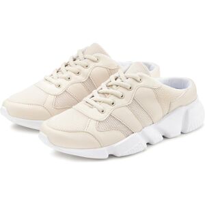 Sabot LASCANA "Slip-On-Sneaker, Sneaker, Freizeitschuh, Halbschuh", Damen, Gr. 39, beige, Obermaterial: 100% Textilmaterial. Decksohle: 100% Textilmaterial. Futter: 100% Textilmaterial. Laufsohle: 100% Synthetik, unifarben, Basic, Schuhe Sabot, zum Reinsc Sabot LASCANA "Slip-On-Sneaker, Sneaker, Freizeitschuh, Halbschuh", Damen, Gr. 39, beige, Obermaterial: 100% Textilmaterial. Decksohle: 100% Textilmaterial. Futter: 100% Textilmaterial. Laufsohle: 100% Synthetik, unifarben, Basic, Schuhe Sabot, zum Reinsc