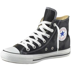 Sneaker CONVERSE "Chuck Taylor All Star Basic Leather Hi", Herren, Gr. 43, schwarz, Leder, Schuhe Sneaker Sneaker CONVERSE "Chuck Taylor All Star Basic Leather Hi", Herren, Gr. 43, schwarz, Leder, Schuhe Sneaker