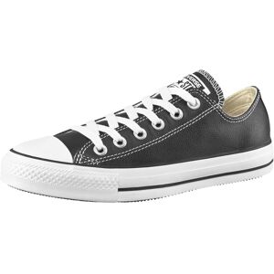 Sneaker CONVERSE "Chuck Taylor All Star Basic Leather Ox", Herren, Gr. 41, schwarz, Leder, Schuhe Sneaker Sneaker CONVERSE "Chuck Taylor All Star Basic Leather Ox", Herren, Gr. 41, schwarz, Leder, Schuhe Sneaker