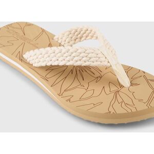 O`Neill Zehentrenner O'NEILL "O'NEILL FLORAL SANDALS", Damen, Gr. 41, snow weiß, Synthetik, Schuhe Zehentrenner, Sommerschuh, Sandale, Schlappen, mit Gummilaufsohle O`Neill Zehentrenner O'NEILL "O'NEILL FLORAL SANDALS", Damen, Gr. 41, snow weiß, Synthetik, Schuhe Zehentrenner, Sommerschuh, Sandale, Schlappen, mit Gummilaufsohle