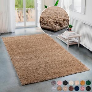 Hochflor-Teppich BRUNO BANANI "Shaggy Soft" Gr. 2, braun, B:70cm H:30mm L:140cm, Kunstfaser, Teppiche, Hochflor-Teppich, gewebt, Uni Farben, besonders weich und kuschelig, Kundenliebling Hochflor-Teppich BRUNO BANANI "Shaggy Soft" Gr. 2, braun, B:70cm H:30mm L:140cm, Kunstfaser, Teppiche, Hochflor-Teppich, gewebt, Uni Farben, besonders weich und kuschelig, Kundenliebling