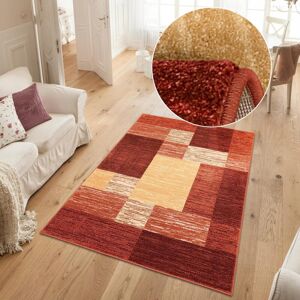 Teppich GOODPRODUCT "Melvin" Gr. 3, rot, B:120cm H:8mm L:180cm, Kunstfaser, Teppiche, Teppich, schön weich, Kurzflor Teppich Karo-Muster, Wohnzimmer, Esszimmer Teppich GOODPRODUCT "Melvin" Gr. 3, rot, B:120cm H:8mm L:180cm, Kunstfaser, Teppiche, Teppich, schön weich, Kurzflor Teppich Karo-Muster, Wohnzimmer, Esszimmer