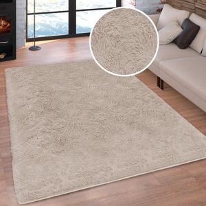 Hochflor-Teppich GOODPRODUCT "Silky, besonders weich und kuschelig, sehr dichte Qualität" Gr. 3, beige (sand), B:120cm H:33mm L:170cm, Kunstfaser, Teppiche, Hochflor-Teppich, rutschhemmend beschichtet, waschbar, uni, Wohnzimmer, Schlafzimmer Hochflor-Teppich GOODPRODUCT "Silky, besonders weich und kuschelig, sehr dichte Qualität" Gr. 3, beige (sand), B:120cm H:33mm L:170cm, Kunstfaser, Teppiche, Hochflor-Teppich, rutschhemmend beschichtet, waschbar, uni, Wohnzimmer, Schlafzimmer