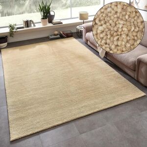 Wollteppich THEKO "Gabbeh Uni, Handgefertigt, meliert, auch als Läufer erhältlich, Wolle" Gr. 2, beige, B:70cm H:14mm L:140cm, Wolle, Teppiche, Wollteppich, Schlafzimmer, Wohnzimmer, Esszimmer, auch als Läufer oder rund Wollteppich THEKO "Gabbeh Uni, Handgefertigt, meliert, auch als Läufer erhältlich, Wolle" Gr. 2, beige, B:70cm H:14mm L:140cm, Wolle, Teppiche, Wollteppich, Schlafzimmer, Wohnzimmer, Esszimmer, auch als Läufer oder rund