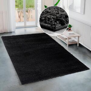 Hochflor-Teppich BRUNO BANANI "Shaggy Soft" Gr. 3, grau (anthrazit), B:120cm H:30mm L:180cm, Kunstfaser, Teppiche, Hochflor-Teppich, gewebt, Uni Farben, besonders weich und kuschelig, Kundenliebling Hochflor-Teppich BRUNO BANANI "Shaggy Soft" Gr. 3, grau (anthrazit), B:120cm H:30mm L:180cm, Kunstfaser, Teppiche, Hochflor-Teppich, gewebt, Uni Farben, besonders weich und kuschelig, Kundenliebling