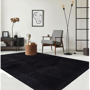 Teppich THE CARPET "kuschelig & Super Soft, Anti-Rutsch Unterseite", schwarz, B:120cm H:16mm L:160cm, Polyester, Teppiche, Teppich, Waschbar bis 30 Grad, Felloptik, Wohnzimmer Teppich, Kundenliebling Teppich THE CARPET "kuschelig & Super Soft, Anti-Rutsch Unterseite", schwarz, B:120cm H:16mm L:160cm, Polyester, Teppiche, Teppich, Waschbar bis 30 Grad, Felloptik, Wohnzimmer Teppich, Kundenliebling