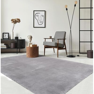 Teppich THE CARPET "kuschelig & Super Soft, Anti-Rutsch Unterseite", grau, B:120cm H:16mm L:160cm, Polyester, Teppiche, Teppich, Waschbar bis 30 Grad, Felloptik, Wohnzimmer Teppich, Kundenliebling Teppich THE CARPET "kuschelig & Super Soft, Anti-Rutsch Unterseite", grau, B:120cm H:16mm L:160cm, Polyester, Teppiche, Teppich, Waschbar bis 30 Grad, Felloptik, Wohnzimmer Teppich, Kundenliebling