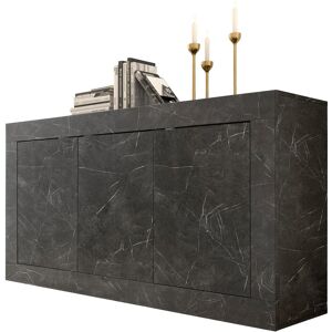 Sideboard HOME AFFAIRE "Basic Breite 160 cm, Kommode 3 Türen, Anrichte", grau (marmor anthrazit), B:160cm H:86cm T:43cm, Sideboards, Sideboard, Metallgriff, moderne Rahmenoptik, viel Stauraum, Farbauswahl Sideboard HOME AFFAIRE "Basic Breite 160 cm, Kommode 3 Türen, Anrichte", grau (marmor anthrazit), B:160cm H:86cm T:43cm, Sideboards, Sideboard, Metallgriff, moderne Rahmenoptik, viel Stauraum, Farbauswahl