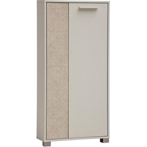 Midischrank SCHILDMEYER "Edno Highboard, Breite 59 cm", beige (cremebeige), B:59,8cm H:85,2cm T:19,7cm, FSC-zertifizierter Holzwerkstoff, Schränke, Midischrank, Fronten in Canasta-Dekor mit Korbgeflecht-Design Midischrank SCHILDMEYER "Edno Highboard, Breite 59 cm", beige (cremebeige), B:59,8cm H:85,2cm T:19,7cm, FSC-zertifizierter Holzwerkstoff, Schränke, Midischrank, Fronten in Canasta-Dekor mit Korbgeflecht-Design