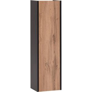 Midischrank WELLTIME "Tonder, Breite 30,2 cm", eiche landhaus, schwarzmatt, B:30,2cm H:106,1cm T:23,4cm, FSC-zertifizierter Holzwerkstoff, Schränke, Midischrank, Made in Germany Midischrank WELLTIME "Tonder, Breite 30,2 cm", eiche landhaus, schwarzmatt, B:30,2cm H:106,1cm T:23,4cm, FSC-zertifizierter Holzwerkstoff, Schränke, Midischrank, Made in Germany