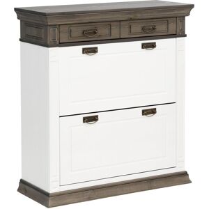 Schuhkommode GOODPRODUCT "Vinales", weiss (weiß, wengefarben), B:96cm H:105cm T:39cm, Sideboards, Schuhkommode, Breite 96 cm aus massiver Kiefer Schuhkommode GOODPRODUCT "Vinales", weiss (weiß, wengefarben), B:96cm H:105cm T:39cm, Sideboards, Schuhkommode, Breite 96 cm aus massiver Kiefer