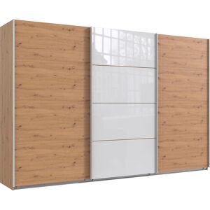 Schwebetürenschrank WIMEX "Norderstedt", weiss (artisan eiche nachbildung, glas weiß), B:313cm H:210cm T:64cm, Holzwerkstoff, Schränke, Schwebetürenschrank, INKLUSIVE 2 Stoffboxen und 2 zusätzliche Einlegeböden, mit Glastür Schwebetürenschrank WIMEX "Norderstedt", weiss (artisan eiche nachbildung, glas weiß), B:313cm H:210cm T:64cm, Holzwerkstoff, Schränke, Schwebetürenschrank, INKLUSIVE 2 Stoffboxen und 2 zusätzliche Einlegeböden, mit Glastür