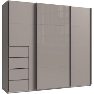 Schwebetürenschrank WIMEX "Bali in den Breiten 180cm, 225cm & 270cm, Schrank mit Glaselement", saharagrau, abgesetzt glas saharagrau, griffe saharagrau, B:225cm H:208cm T:64cm, Holzwerkstoff, Schränke, Schwebetürenschrank, Kleiderschrank erhältlich in den Schwebetürenschrank WIMEX "Bali in den Breiten 180cm, 225cm & 270cm, Schrank mit Glaselement", saharagrau, abgesetzt glas saharagrau, griffe saharagrau, B:225cm H:208cm T:64cm, Holzwerkstoff, Schränke, Schwebetürenschrank, Kleiderschrank erhältlich in den