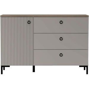 Sideboard HOME AFFAIRE "Luminara", cashmere (beige), eiche, B:120cm H:81cm T:41cm, Holzwerkstoff, MDF, Metall, Sideboards, Sideboard, Kommode mit Soft-Close Funktion - 120 oder 150 cm Breite Sideboard HOME AFFAIRE "Luminara", cashmere (beige), eiche, B:120cm H:81cm T:41cm, Holzwerkstoff, MDF, Metall, Sideboards, Sideboard, Kommode mit Soft-Close Funktion - 120 oder 150 cm Breite