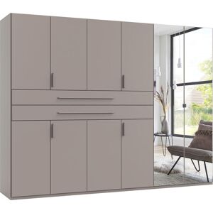 Drehtürenschrank WIMEX "Digit Kleiderschrank wahlweise mit oder ohne Spiegel", beige (saharagrau), B:270cm H:208cm T:58cm, Holzwerkstoff, Schränke, Drehtürenschrank, erhältlich in den Breiten 225cm oder 270cm (mit 8 oder 10 Türen) Drehtürenschrank WIMEX "Digit Kleiderschrank wahlweise mit oder ohne Spiegel", beige (saharagrau), B:270cm H:208cm T:58cm, Holzwerkstoff, Schränke, Drehtürenschrank, erhältlich in den Breiten 225cm oder 270cm (mit 8 oder 10 Türen)