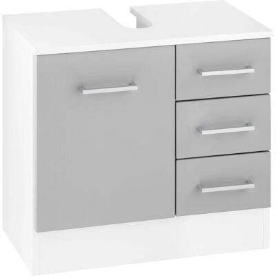 WELLTIME Ribera Badschrank - 3 Schubladen, 1 Tür - MDF, 60x35x54cm WELLTIME Ribera Badschrank - 3 Schubladen, 1 Tür - MDF, 60x35x54cm