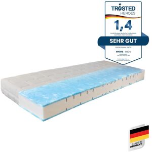 BECO GUMO Gelschaummatratze - 7 Zonen, 90x200 cm, Weiß BECO GUMO Gelschaummatratze - 7 Zonen, 90x200 cm, Weiß