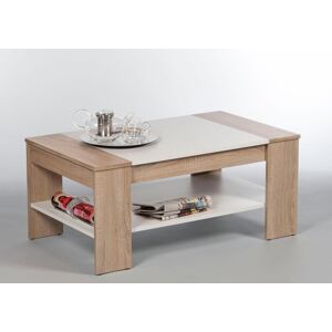 Stolkom Finley Sonoma Eiche/Weiß - Couchtisch Stolkom Finley Sonoma Eiche/Weiß - Couchtisch