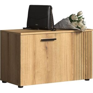 Sitzbank HOME AFFAIRE "Amrum", evoke eiche, B:80cm H:49cm T:36cm, Holzwerkstoff, Kunststoff, Sitzbänke, Sitzbank, Schuhbank mit 2 Türen & 2 Einlegeböden - (B/T/H) 80/36/49 cm Sitzbank HOME AFFAIRE "Amrum", evoke eiche, B:80cm H:49cm T:36cm, Holzwerkstoff, Kunststoff, Sitzbänke, Sitzbank, Schuhbank mit 2 Türen & 2 Einlegeböden - (B/T/H) 80/36/49 cm