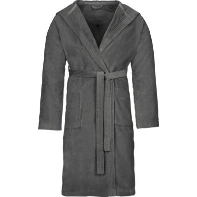 Unisex-Bademantel VOSSEN "Texas, ideal für Sauna & Spa, Hotelbademantel, Morgenmantel" Gr. XXL, grau (flanell), L:114cm, Webvelours, Hausmäntel, Unisex-Bademantel, für Damen & Herren Unisex-Bademantel VOSSEN "Texas, ideal für Sauna & Spa, Hotelbademantel, Morgenmantel" Gr. XXL, grau (flanell), L:114cm, Webvelours, Hausmäntel, Unisex-Bademantel, für Damen & Herren