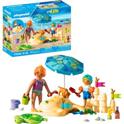 Konstruktions-Spielset PLAYMOBIL "Familienspass am Strand (71906), My Life", bunt, Spielbausteine, Kinder, Kunststoff, Konstruktions-Spielset, Made in Europe Konstruktions-Spielset PLAYMOBIL "Familienspass am Strand (71906), My Life", bunt, Spielbausteine, Kinder, Kunststoff, Konstruktions-Spielset, Made in Europe