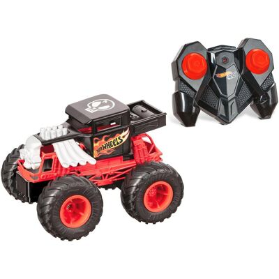 RC-Monstertruck HAPPY PEOPLE "HOT WHEELS Bone Shaker", rot, Fernlenkfahrzeuge, KinderB:14cm H:13,5cm, Kunststoff, RC-Monstertruck, B:14cm H:13,5cm RC-Monstertruck HAPPY PEOPLE "HOT WHEELS Bone Shaker", rot, Fernlenkfahrzeuge, KinderB:14cm H:13,5cm, Kunststoff, RC-Monstertruck, B:14cm H:13,5cm