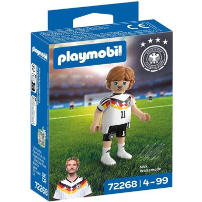 Konstruktions-Spielset PLAYMOBIL "Nick Woltemade (72268), DFB", bunt, Spielbausteine, Kinder, Kunststoff, Konstruktions-Spielset, Made in Europe Konstruktions-Spielset PLAYMOBIL "Nick Woltemade (72268), DFB", bunt, Spielbausteine, Kinder, Kunststoff, Konstruktions-Spielset, Made in Europe