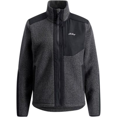 Lundhags - Women's Saruk Wool Pile Mid Full Zip - Fleecejacke Gr L schwarz/grau Lundhags - Women's Saruk Wool Pile Mid Full Zip - Fleecejacke Gr L schwarz/grau