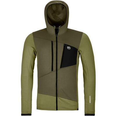 Ortovox - Fleece Grid Hoody - Fleecejacke Gr L oliv Ortovox - Fleece Grid Hoody - Fleecejacke Gr L oliv