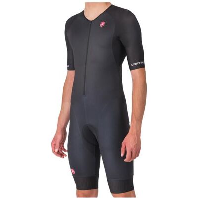 Castelli, Herren, Velotrikot, Core Tri Suit Short Sleeve (L), Schwarz, L Castelli, Herren, Velotrikot, Core Tri Suit Short Sleeve (L), Schwarz, L