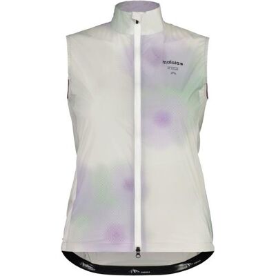 Maloja - Women's MalkaM. Vest Printed - Velogilet Gr M grau Maloja - Women's MalkaM. Vest Printed - Velogilet Gr M grau