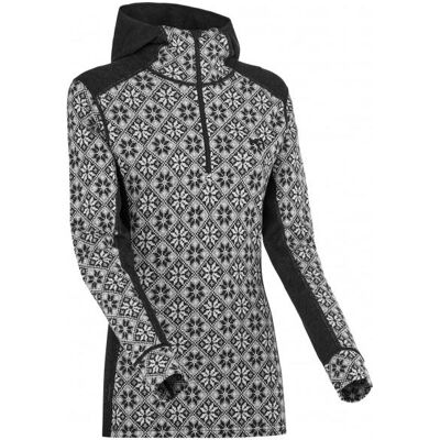 Kari Traa - Women's Rose Hood - Merinounterwäsche Gr XL grau Kari Traa - Women's Rose Hood - Merinounterwäsche Gr XL grau