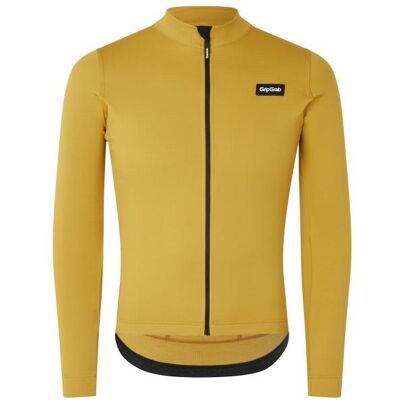 Grip Grab EXPLR Merinotech Thermo-Langarm-Jersey - Senfgelb - Langarmshirt Grip Grab EXPLR Merinotech Thermo-Langarm-Jersey - Senfgelb - Langarmshirt