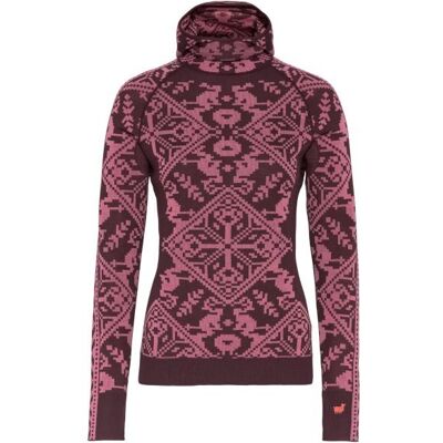 Kari Traa - Women's Saga Hood - Merinounterwäsche Gr XS lila Kari Traa - Women's Saga Hood - Merinounterwäsche Gr XS lila