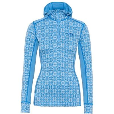 Kari Traa - Women's Rose Hood - Merinounterwäsche Gr L blau Kari Traa - Women's Rose Hood - Merinounterwäsche Gr L blau