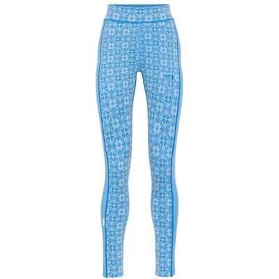 Kari Traa - Women's Rose High Waist Pant - Merinounterwäsche Gr L blau Kari Traa - Women's Rose High Waist Pant - Merinounterwäsche Gr L blau