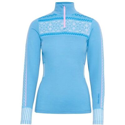 Kari Traa - Women's Ines Half Zip - Merinounterwäsche Gr XL blau Kari Traa - Women's Ines Half Zip - Merinounterwäsche Gr XL blau