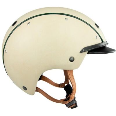 Casco - Cosmo Classic - Velohelm Gr 58-62 cm - L seidenweiss /grün Casco - Cosmo Classic - Velohelm Gr 58-62 cm - L seidenweiss /grün