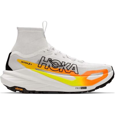 Hoka One One HOKA - Tecton X 4 - Trailrunningschuhe EU 46 frost / neon tangerine Hoka One One HOKA - Tecton X 4 - Trailrunningschuhe EU 46 frost / neon tangerine