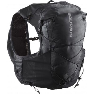 Salomon - Adv Skin Cross Season 15 - Trailrunningrucksack Gr M schwarz/grau Salomon - Adv Skin Cross Season 15 - Trailrunningrucksack Gr M schwarz/grau