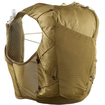 Salomon - Active Skin 12 Set - Trailrunningrucksack Gr S braun Salomon - Active Skin 12 Set - Trailrunningrucksack Gr S braun