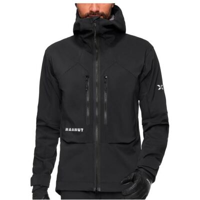Mammut - Eiger Nordwand Pro Softshell Hooded Jacket - Softshelljacke Gr XXL schwarz Mammut - Eiger Nordwand Pro Softshell Hooded Jacket - Softshelljacke Gr XXL schwarz