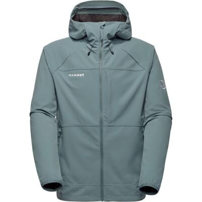 Mammut - Ultimate Comfort Softshell Hooded Jacket - Softshelljacke Gr M türkis Mammut - Ultimate Comfort Softshell Hooded Jacket - Softshelljacke Gr M türkis