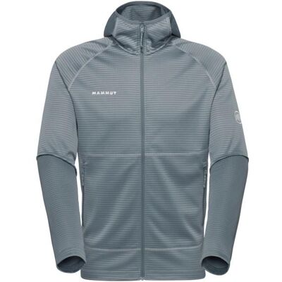 Mammut - Crag ML Hooded Jacket - Fleecejacke Gr L grau Mammut - Crag ML Hooded Jacket - Fleecejacke Gr L grau