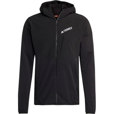Adidas Terrex - TRK Hybrid Fleece - Kunstfaserjacke Gr L schwarz Adidas Terrex - TRK Hybrid Fleece - Kunstfaserjacke Gr L schwarz