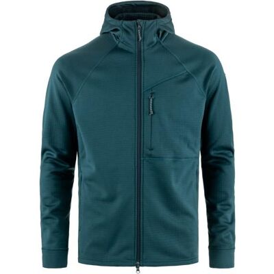 Fjällräven - Abisko Grid Fleece Hoodie - Fleecejacke Gr XXL blau Fjällräven - Abisko Grid Fleece Hoodie - Fleecejacke Gr XXL blau