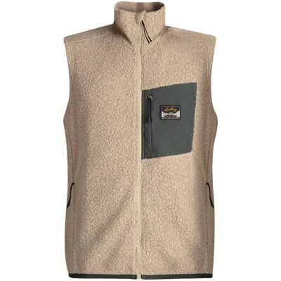Lundhags - Flok Wool Pile Vest - Wollgilet Gr M beige Lundhags - Flok Wool Pile Vest - Wollgilet Gr M beige