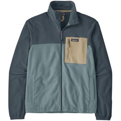 Patagonia - Micro D Patch Pocket Jacket - Fleecepullover Gr L blau Patagonia - Micro D Patch Pocket Jacket - Fleecepullover Gr L blau