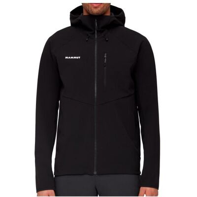 Mammut - Ultimate Comfort Softshell Hooded Jacket - Softshelljacke Gr XXL schwarz Mammut - Ultimate Comfort Softshell Hooded Jacket - Softshelljacke Gr XXL schwarz